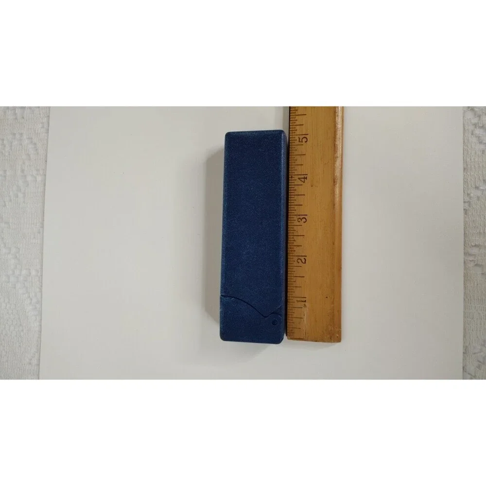 Vintage Tampax carrier case Blue